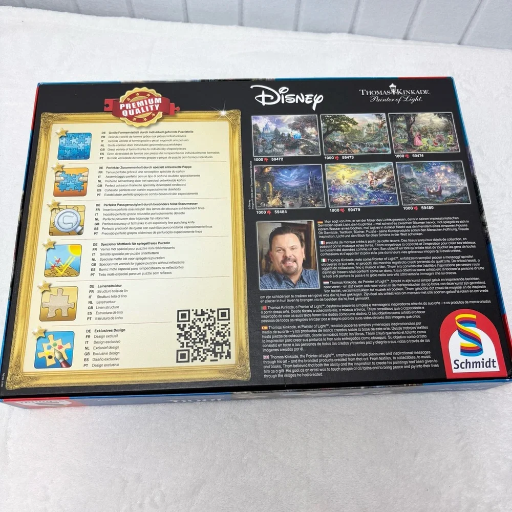 Schmidt Spiele Thomas Kinkade Disney‎ Cinderella Jigsaw Puzzle (1000Pc)